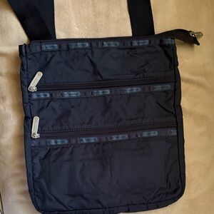 LeSportsac Black Messenger Bag
